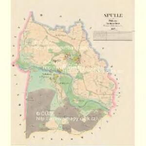 Spulle - c7184-1-001 - Kaiserpflichtexemplar der Landkarten des stabilen Katasters