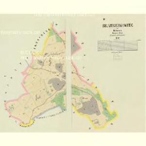 Bratrzikowitz - c0487-1-001 - Kaiserpflichtexemplar der Landkarten des stabilen Katasters