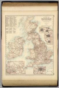 Railway Map of the British Isles.