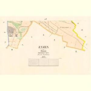 Zamez - c9137-1-002 - Kaiserpflichtexemplar der Landkarten des stabilen Katasters