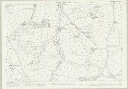 Devon LXIV.15 (includes: Inwardleigh; Okehampton Hamlets) - 25 Inch Map