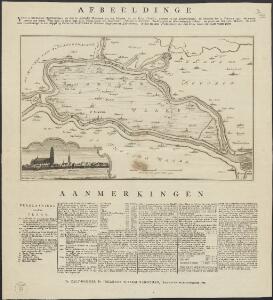 Afbeeldinge van de schrikkelyke overstrominge, en daar op gevolgden door-braak van den Maasdyk, by het dorp Hedel, geleegen in den Bommelrewaard, op Maandag den 14. February 1757 des avonds omtrent 10 uuren [...]