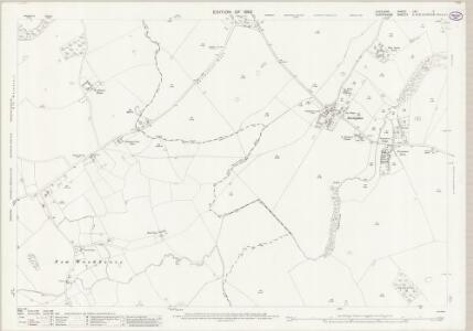 Cheshire LXV.7 (includes: Dodcott cum Wilkesley; Newhall; Whitchurch Rural) - 25 Inch Map