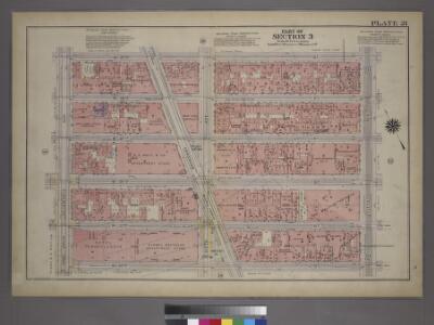 Plate 21, Part of Section 3: [Bounded by W. 37th Street, Fifth Avenue, W. 32nd Street and Seventh Avenue.]