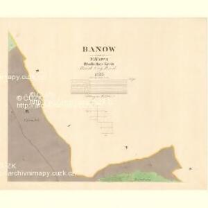 Banow - m0030-1-008 - Kaiserpflichtexemplar der Landkarten des stabilen Katasters