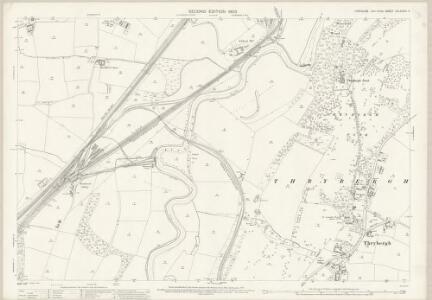 Yorkshire CCLXXXIX.4 (includes: Rawmarsh; Rotherham; Thrybergh) - 25 Inch Map