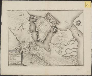 Plan de la ville de Stralzund: assiégeé par les armees du roy du Dannemark du roy du Prusse et des troupes du roy de Pologne