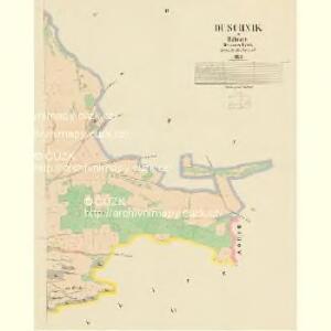 Duschnik - c1049-1-003 - Kaiserpflichtexemplar der Landkarten des stabilen Katasters