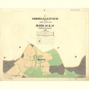 Ober Gallitsch - c2062-1-001 - Kaiserpflichtexemplar der Landkarten des stabilen Katasters