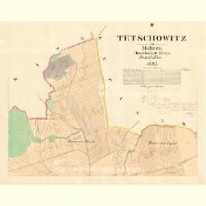 Tetschowitz - m3088-1-002 - Kaiserpflichtexemplar der Landkarten des stabilen Katasters