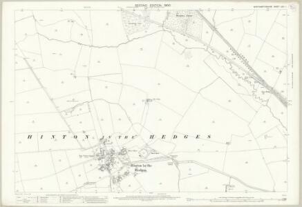Northamptonshire LXIII.1 (includes: Brackley St Peter; Farthinghoe; Greatworth; Hinton in the Hedges) - 25 Inch Map