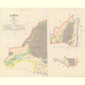 Žebrak - c9375-1-001 - Kaiserpflichtexemplar der Landkarten des stabilen Katasters