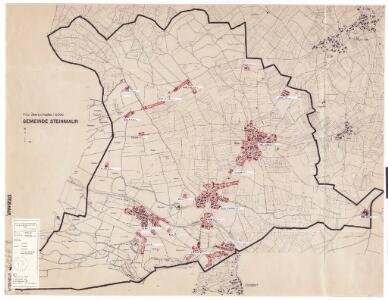 Steinmaur: Definition der Siedlungen für die eidgenössische Volkszählung am 01.12.1970; Siedlungskarte