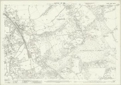 Surrey XXVIII.9 (includes: Limpsfield; Oxted) - 25 Inch Map