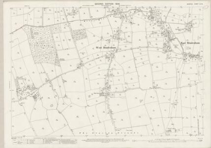 Norfolk LX.10 (includes: East Bradenham; Holme Hale; Necton; West Bradenham) - 25 Inch Map