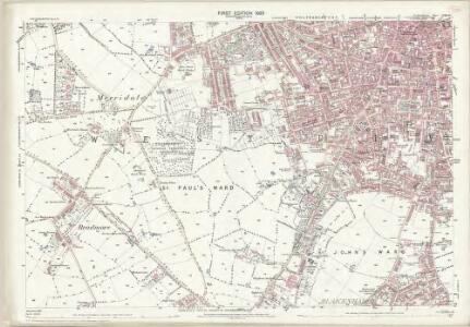 Staffordshire LXII.10 (includes: Wolverhampton) - 25 Inch Map