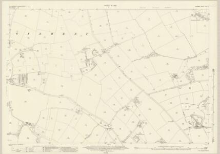 Durham XIX.12 (includes: Framwellgate Moor; Kimblesworth; Sacriston; Witton Gilbert) - 25 Inch Map