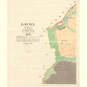 Lauka - m1622-1-002 - Kaiserpflichtexemplar der Landkarten des stabilen Katasters