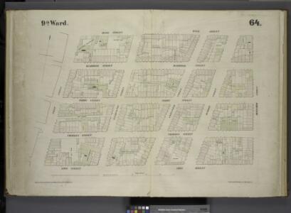 [Plate 64: Map bounded by Bank Street, Bleecker Street, Amos Street, West Street.]