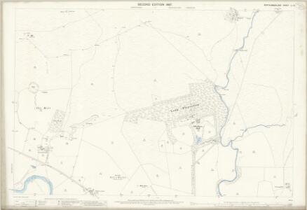 Northumberland (Old Series) LI.12 (includes: Otterburn; Troughend) - 25 Inch Map