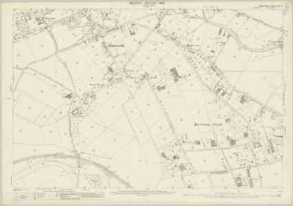 Middlesex XXV.2 (includes: Hanworth; Sunbury; Twickenham St Mary The Virgin) - 25 Inch Map