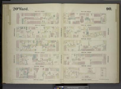 [Plate 90: Map bounded by West 32nd Street, Sixth Avenue, West 27th Street, Eighth Avenue.]
