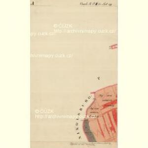 Millowitz - m1808-1-006 - Kaiserpflichtexemplar der Landkarten des stabilen Katasters