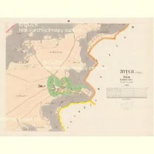 Zittnay - c6906-1-003 - Kaiserpflichtexemplar der Landkarten des stabilen Katasters