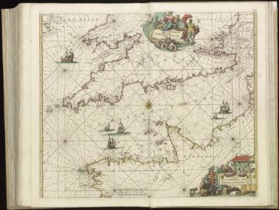 [130][133] Pascaert van 't Canaal tusschen Engeland en Vranckryck, uit: Atlas sive Descriptio terrarum orbis