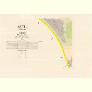 Sattl (Sedlo) - c6806-1-004 - Kaiserpflichtexemplar der Landkarten des stabilen Katasters
