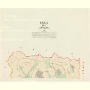 Hrzjn - c2382-1-001 - Kaiserpflichtexemplar der Landkarten des stabilen Katasters