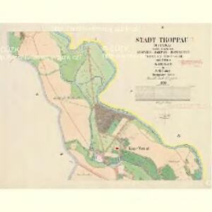 Troppau (Oppawa) - m2153-1-004 - Kaiserpflichtexemplar der Landkarten des stabilen Katasters