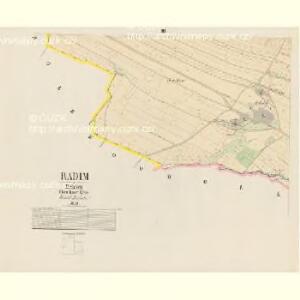 Radim - c6346-1-003 - Kaiserpflichtexemplar der Landkarten des stabilen Katasters