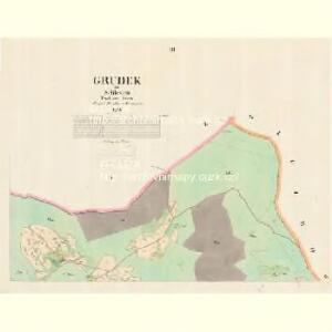 Grudek - m0891-1-002 - Kaiserpflichtexemplar der Landkarten des stabilen Katasters