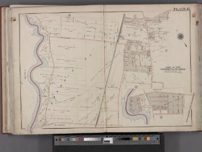 Bergen County, V. 1, Double Page Plate No. 15 [Map bounded by Washington Ave., Tryon Ave., Cedar Lane, Hackensack River] / by George W. and Walter S. Bromley.