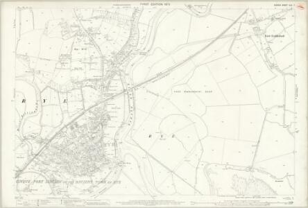 Sussex XLV.7 (includes: East Guldeford; Rye; St Thomas The Apostle Winchelsea) - 25 Inch Map