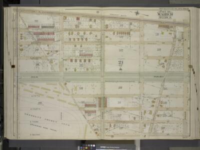 Brooklyn, Vol. 7, Double Page Plate No. 19; Part of   Ward 31, Section 21; [Map bounded by Coney Island Ave., Avenue W; Including E.   2nd St., Avenue S]