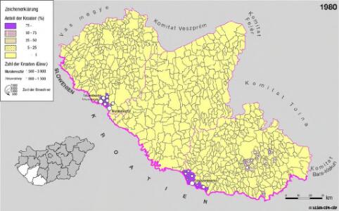 Kroaten in Südwest-Ungarn 1980