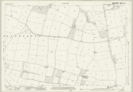 Gloucestershire III.10 (includes: Bickmarsh; Church Honeybourne; Cleeve Priors; Cow Honeybourne; North and Middle Littleton; Pebworth; South Littleton) - 25 Inch Map
