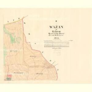 Wažan - m3292-1-002 - Kaiserpflichtexemplar der Landkarten des stabilen Katasters