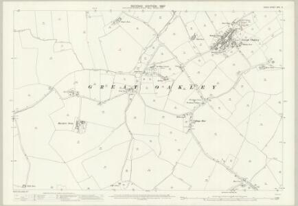 Essex (1st Ed/Rev 1862-96) XXIX.8 (includes: Beaumont cum Moze; Great Oakley; Wix) - 25 Inch Map
