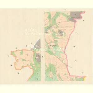 Lhotka - m1539-1-004 - Kaiserpflichtexemplar der Landkarten des stabilen Katasters