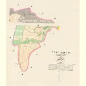 Hrabieschin (Hraběssin) - c2280-1-001 - Kaiserpflichtexemplar der Landkarten des stabilen Katasters