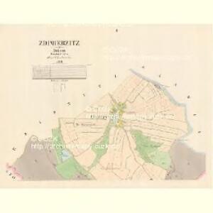 Zdimierzitz - c9232-1-001 - Kaiserpflichtexemplar der Landkarten des stabilen Katasters