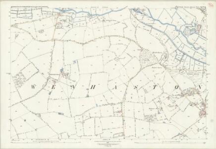Suffolk XXVIII.14 (includes: Blyford; Bramfield; Holton; Wenhaston) - 25 Inch Map