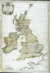 Carte des isles Britanniques et de la Manche