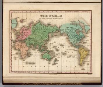 World on Mercator's Projection.