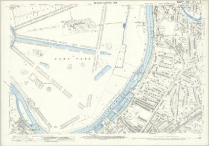 Middlesex XXV.12 (includes: Kingston Upon Thames; Long Ditton; Surbiton; Twickenham St Mary The Virgin) - 25 Inch Map