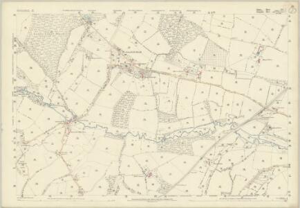 Dorset XVII.1 (includes: Alderholt; Damerham; Fordingbridge; Rockbourne) - 25 Inch Map