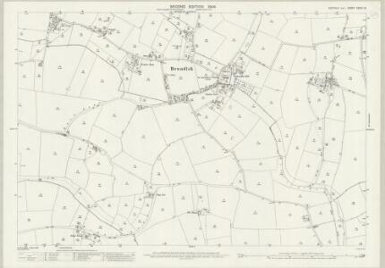 Suffolk XXXVII.16 (includes: Brundish; Dennington; Tannington) - 25 Inch Map